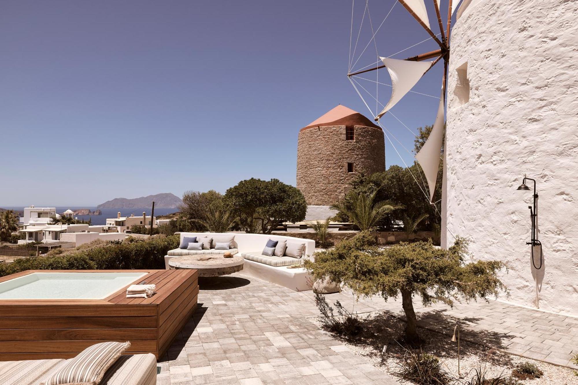 Ferienwohnung Windmill Karamitsos Since 1859 Trypiti Exterior foto