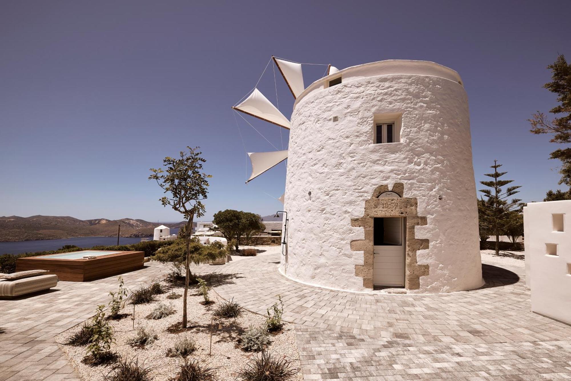 Ferienwohnung Windmill Karamitsos Since 1859 Trypiti Exterior foto