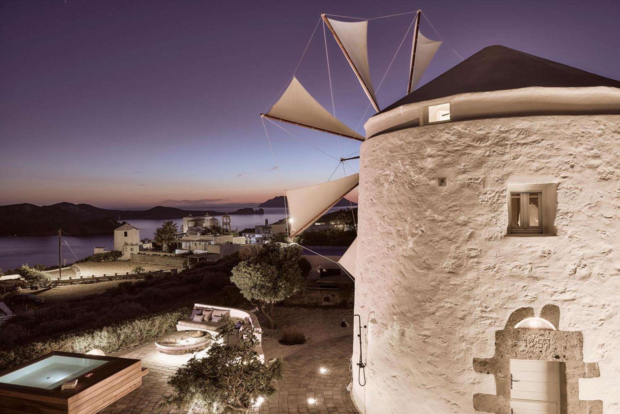 Ferienwohnung Windmill Karamitsos Since 1859 Trypiti Exterior foto