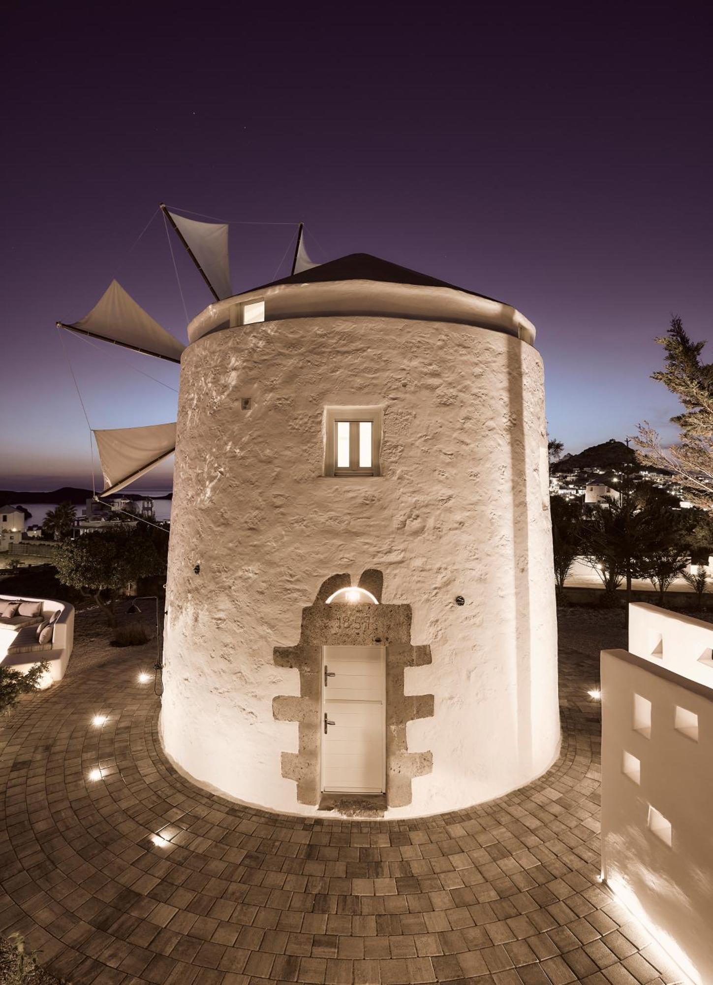 Ferienwohnung Windmill Karamitsos Since 1859 Trypiti Exterior foto