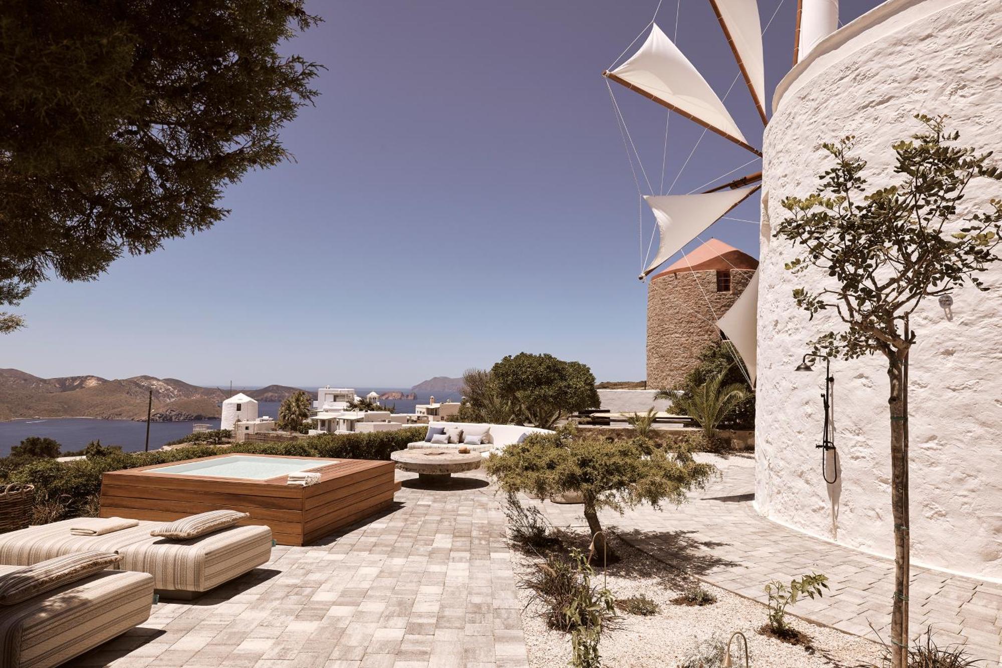 Ferienwohnung Windmill Karamitsos Since 1859 Trypiti Exterior foto