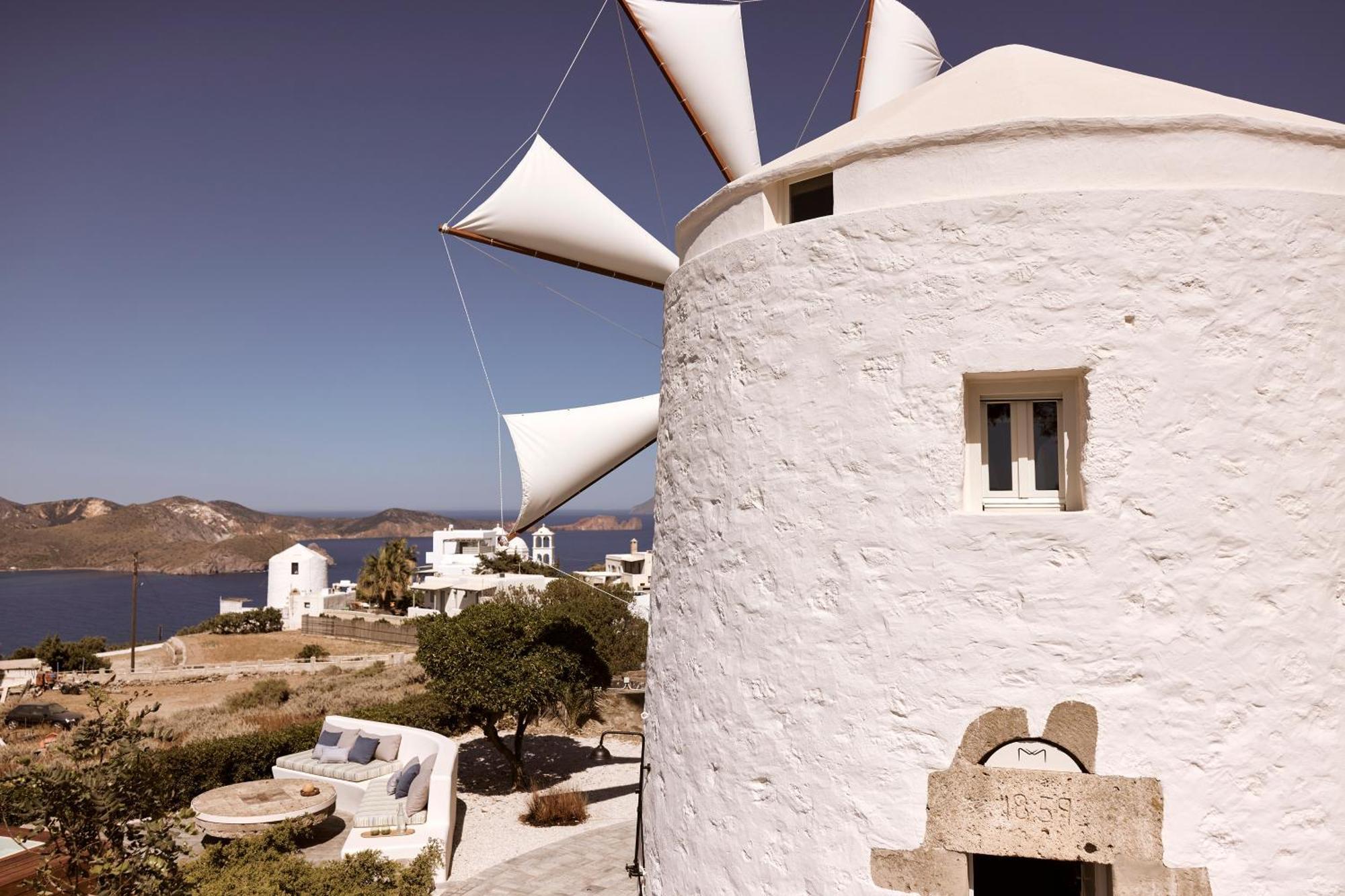 Ferienwohnung Windmill Karamitsos Since 1859 Trypiti Exterior foto